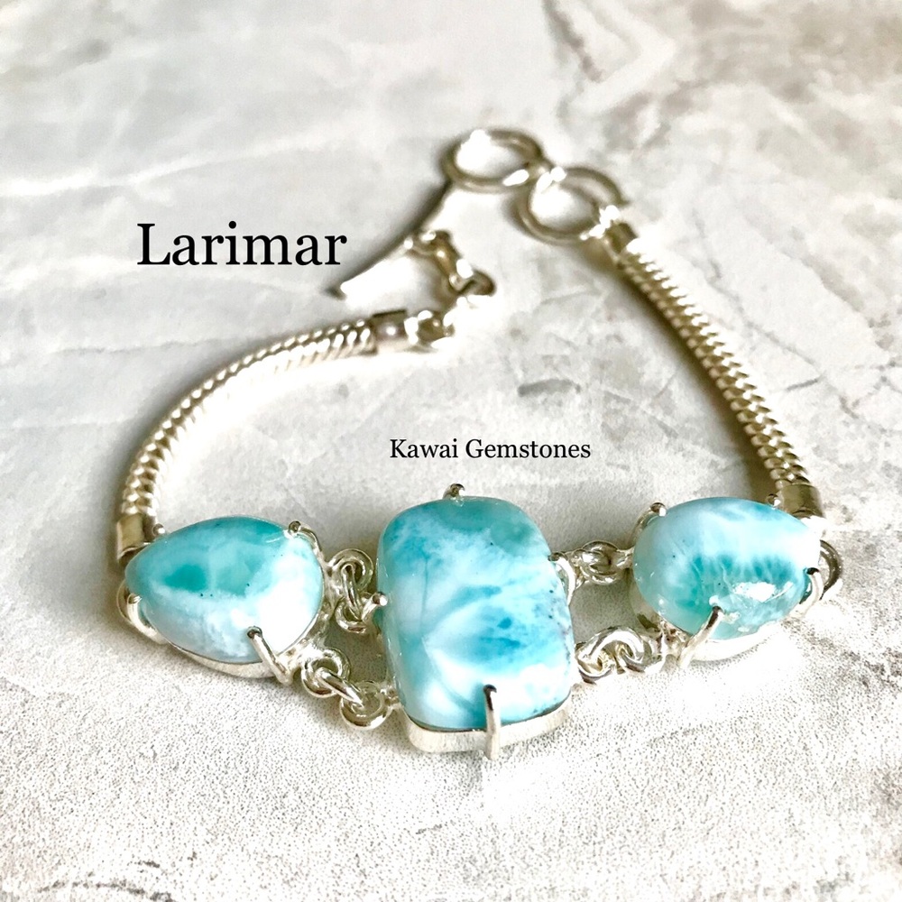 SALE✨Larimar Bracelet✨Natural Gemstones